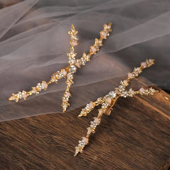Metal Crystal Hair Clip Rhinestone Side Clip Hair Accessories