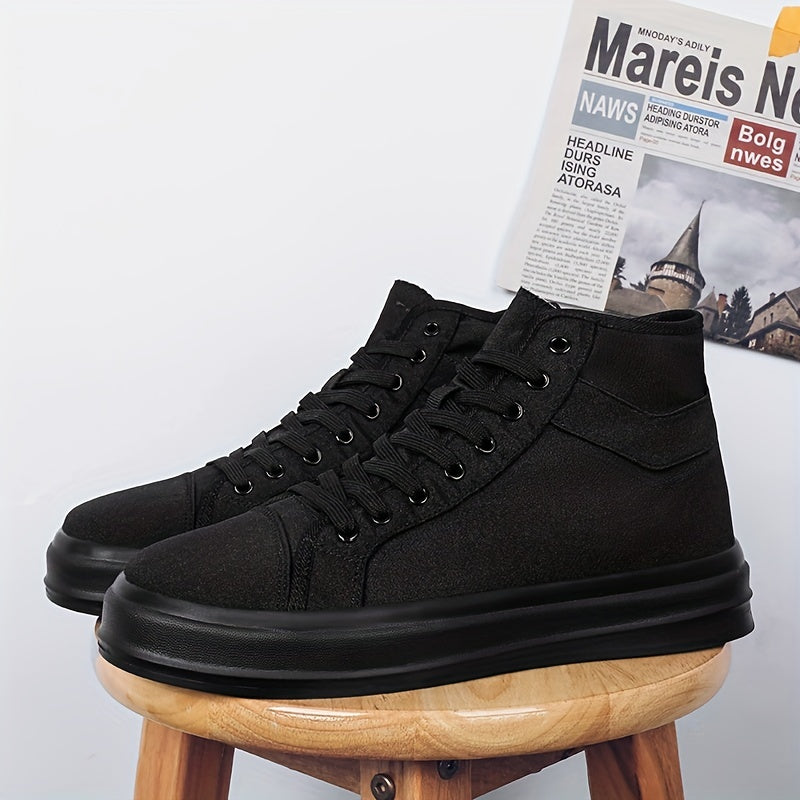 Women's Canvas High Top Lace Up Shoes Lightweight Sneakers