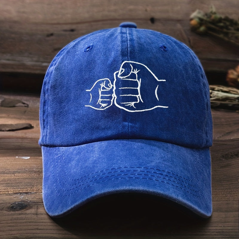 Washed Distressed Baseball Cap Adjustable Dad Hat for Men & Women
