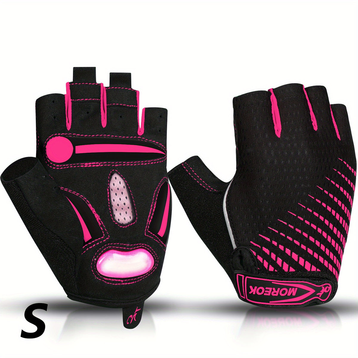 Moreok Liquid Gel Pad Cycling Gloves for Men Women - Comfortable and Breathable