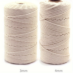 4mm Cotton Macrame Cords for Wall Hangings 50m