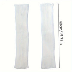 Solid Knitted Leg Warmers All-match Socks Women's Stockings