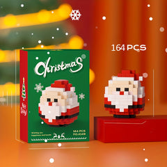 Christmas Santa Claus Snowman Tree Egg Cartoon Assembly Toy Gift