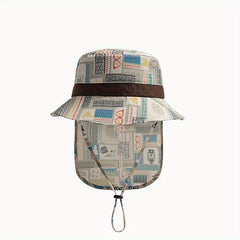 Kids Sunscreen Beach Hat Adjustable Baby Fisherman Hat