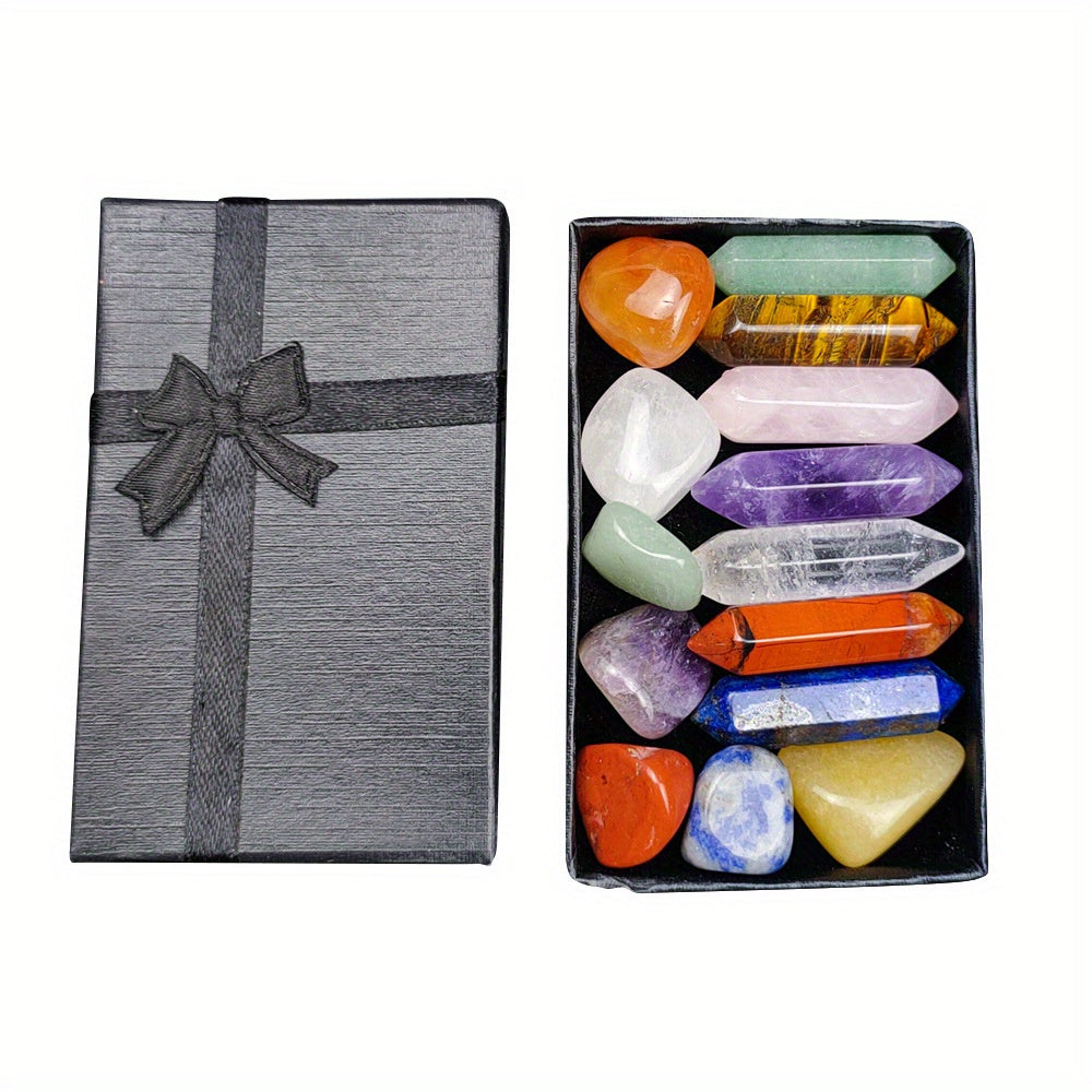 Healing Crystals Wands & Tower Chakra Stones Set