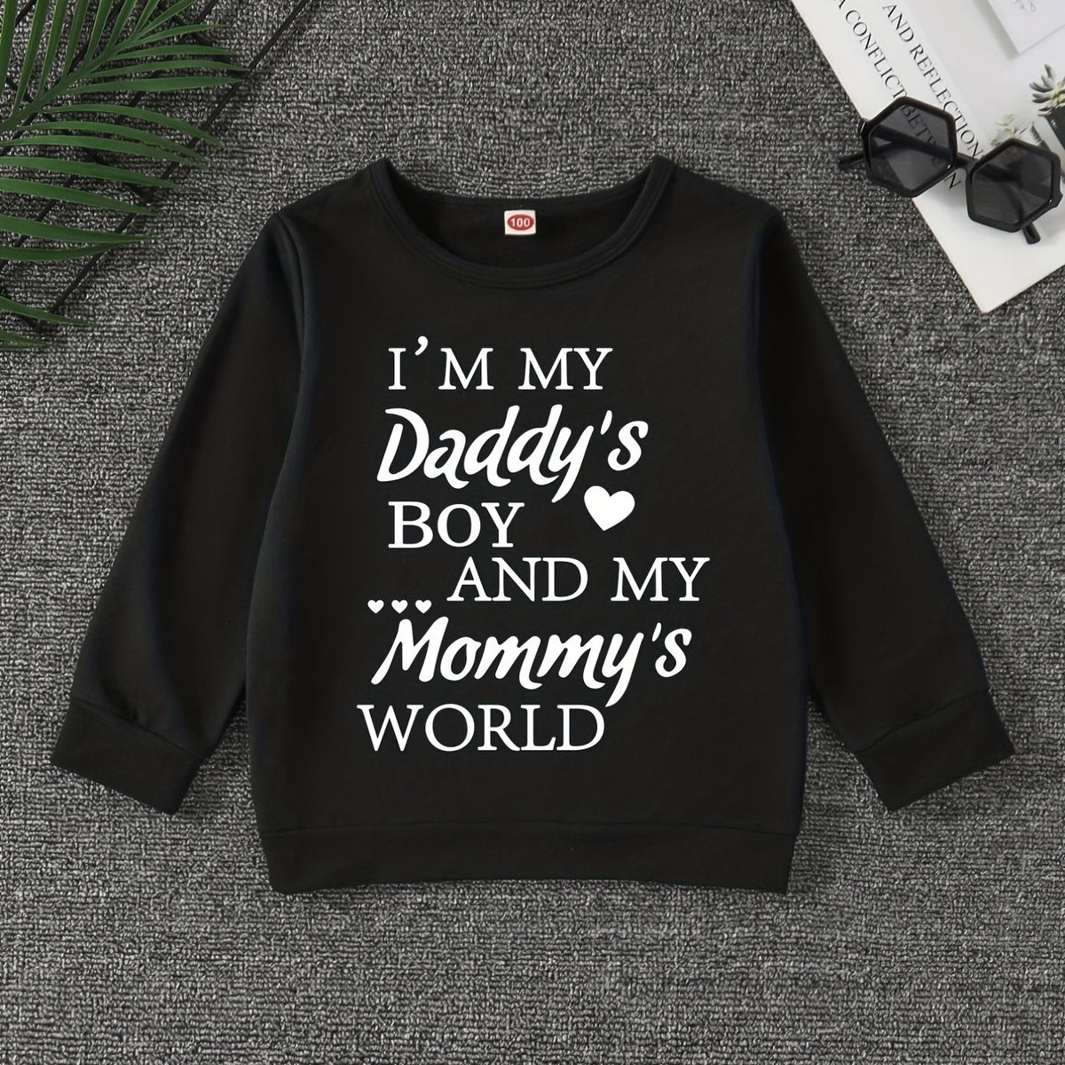 Boy's Daddy's Boy & Mommy's World Sweatshirt