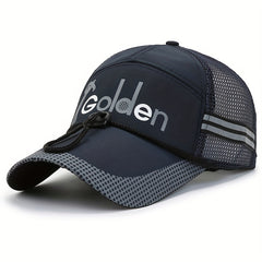 Men's Fishing Hat Peaked Cap Breathable Baseball Cap Sun Hat