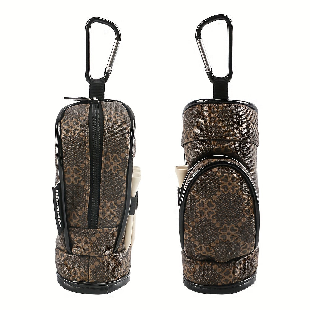 1pc Golf Small Ball Bag Portable Waist Bag Holds Three Balls