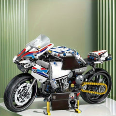 2000pcs Racing Motorcycle Building Blocks for Adult Collectors