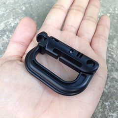 Military Carabiner D Ring Grimloc Snap for Backpacks Keychains