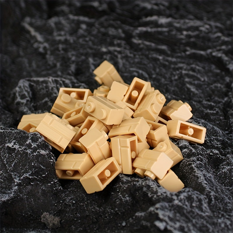 50pcs Ancient Wall Brick Building Block Toy Gift