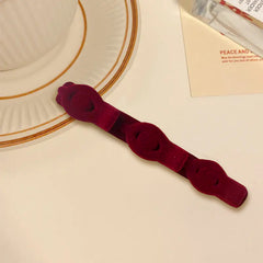 Velvet Hair Clip Braided Side Clip Women Hair Accessories Barrette