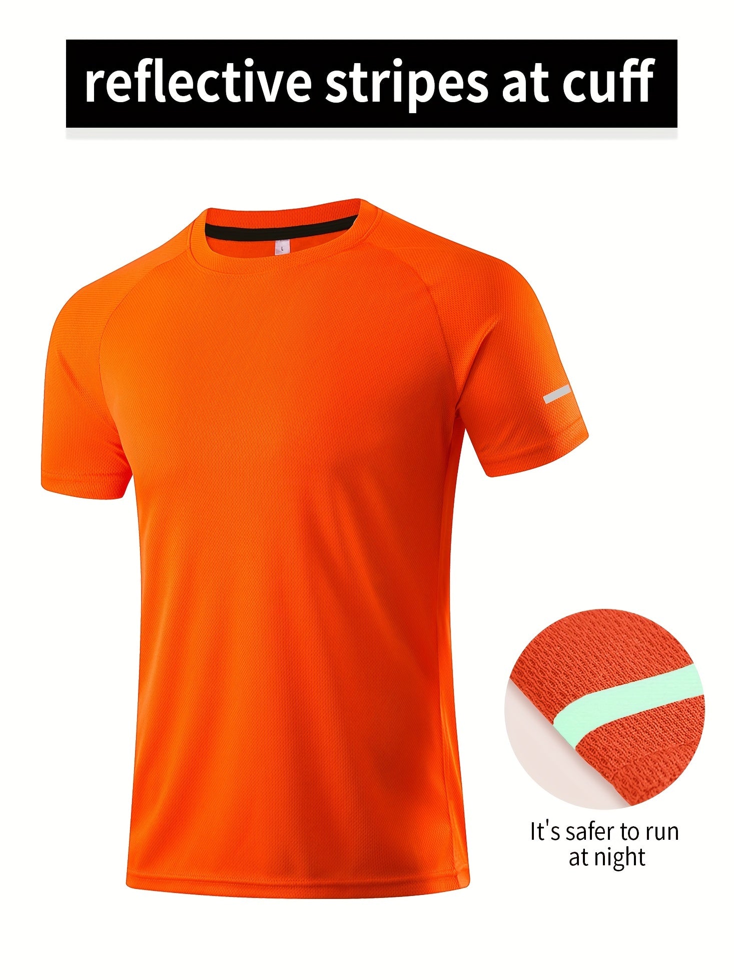 Men's Quick Drying Performance Tee for Gym Sports Training