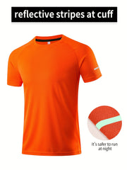 Men's Quick Drying Performance Tee for Gym Sports Training