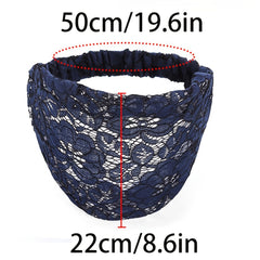 Wide Lace Headbands Boho Head Wraps African Turban