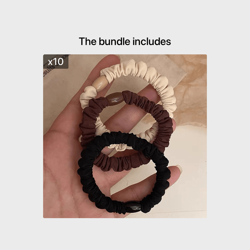 Mini Thin Elastic Hair Bands Skinny Hair Ties Ropes Ponytail Holders