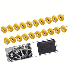20pcs Buffing Wheel 1 8 Inch Cloth Polishing Wheel For Rotary Tools Yellow