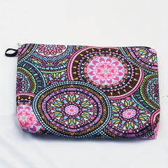 Vintage Flower Print Portable Makeup Pouch & Toiletry Organizer