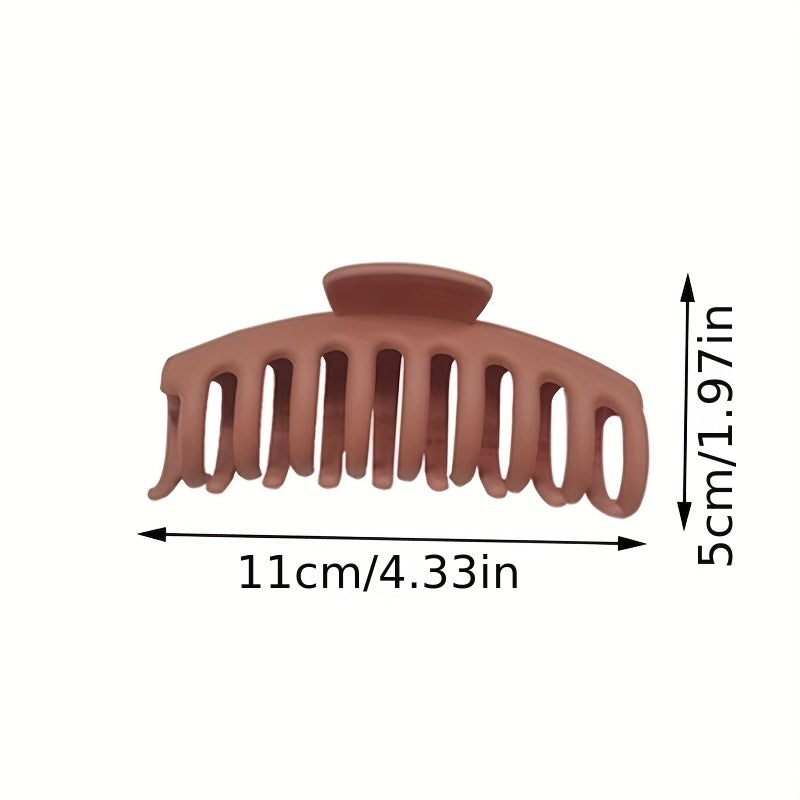 5pcs Frosted Hair Claw Women's Shark Claw Combination Set