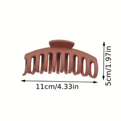 5pcs Frosted Hair Claw Women's Shark Claw Combination Set