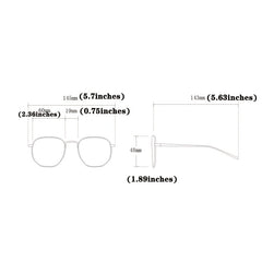 Classic Rectangle Sun Glasses for Men Outdoor Vintage Square Sunglasses