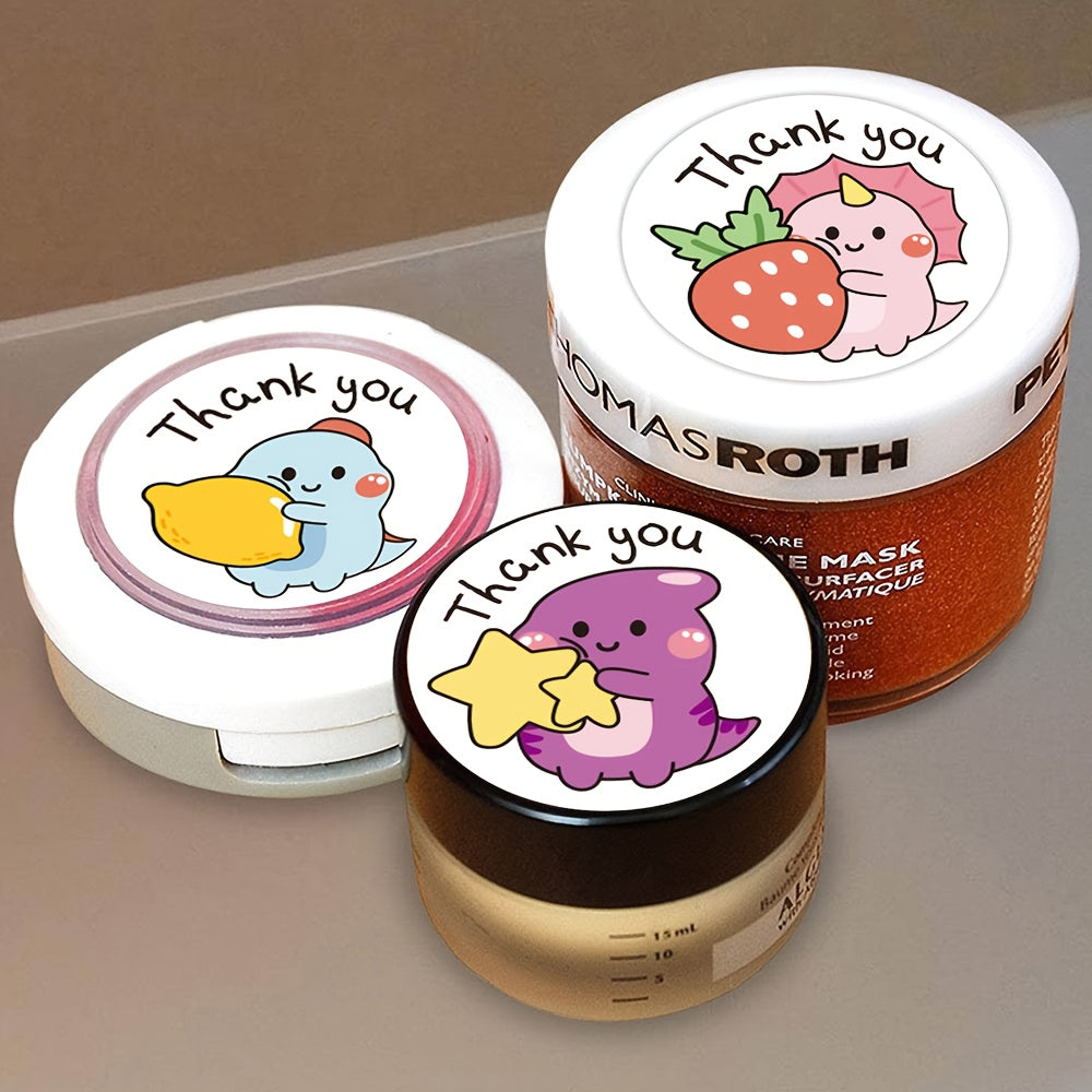 Cartoon Cat Thank You Stickers for Teachers, Sealing Stickers Pack