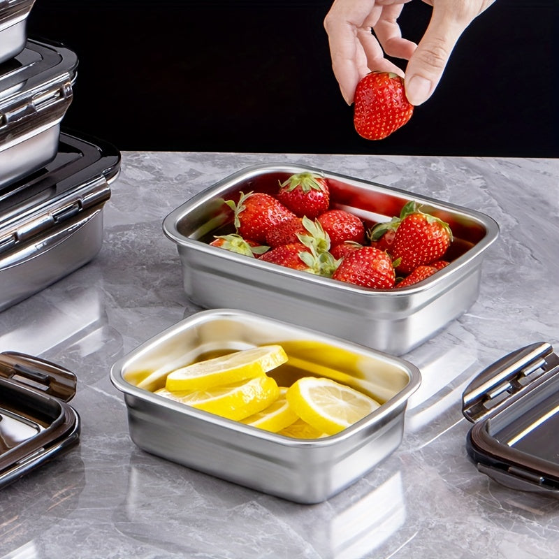 Large Rectangular Storage Box Sealed Picnic Takeaway Food Salad Fruit Lunch Box