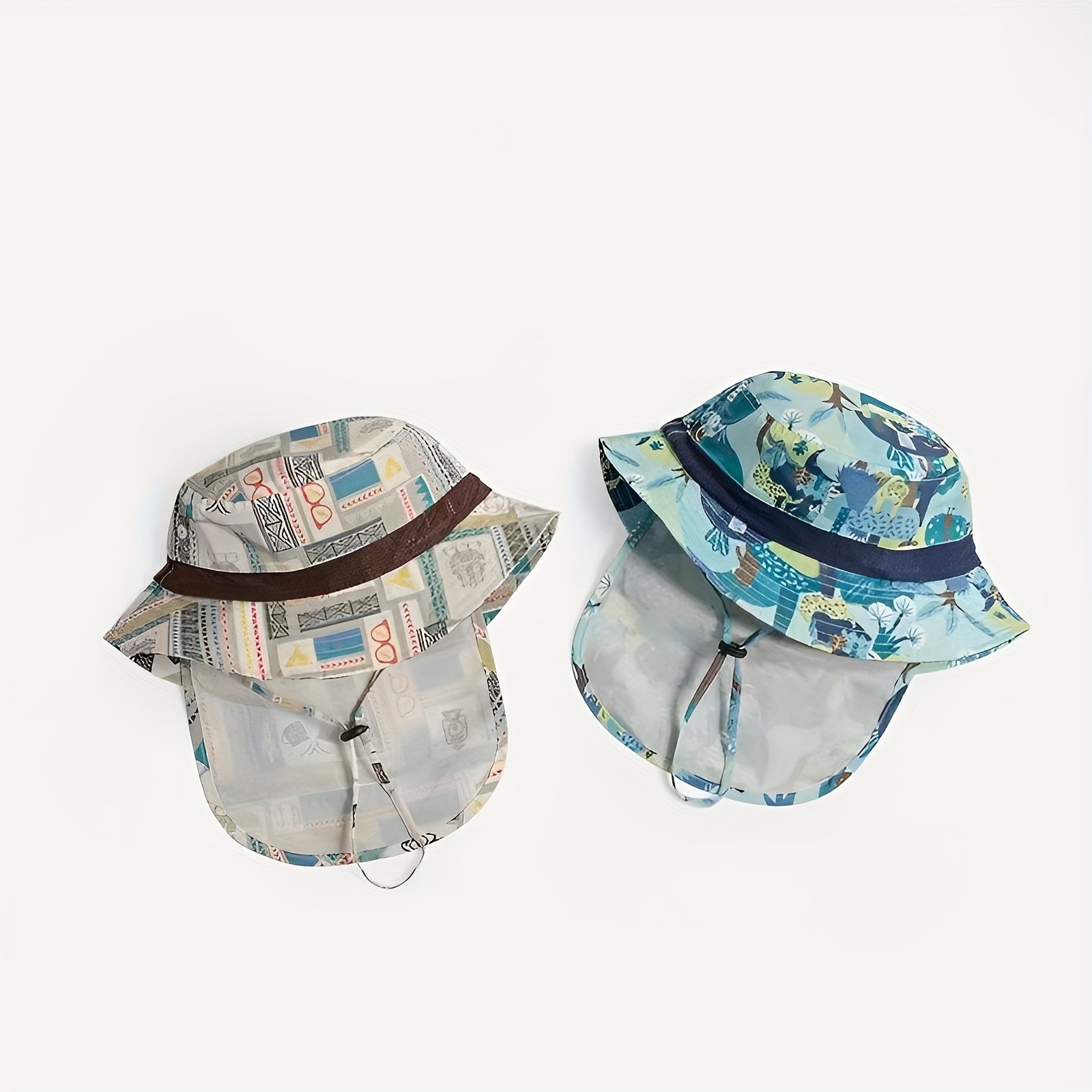 Kids Sunscreen Beach Hat Adjustable Baby Fisherman Hat