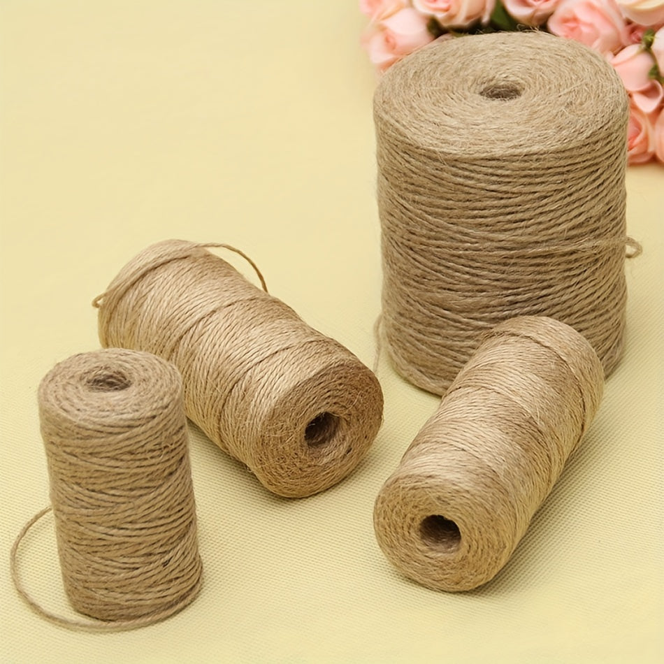 Jute Rope Line DIY Braided Rope Tote Bag Clothing Tag Hemp Rope Bundle