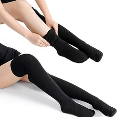 Women's High Thigh Cotton Knee Socks