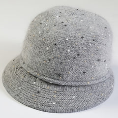 Vintage Knitted Thermal Bucket Hat Fisherman Hat Winter Hat For Her