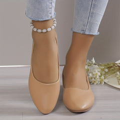 Women's Pointed Toe Soft Sole Slip On Casual Flats
