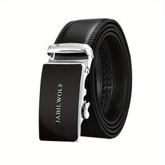 Men's Leather Automatic Buckle Belt Jeans Pants Belt