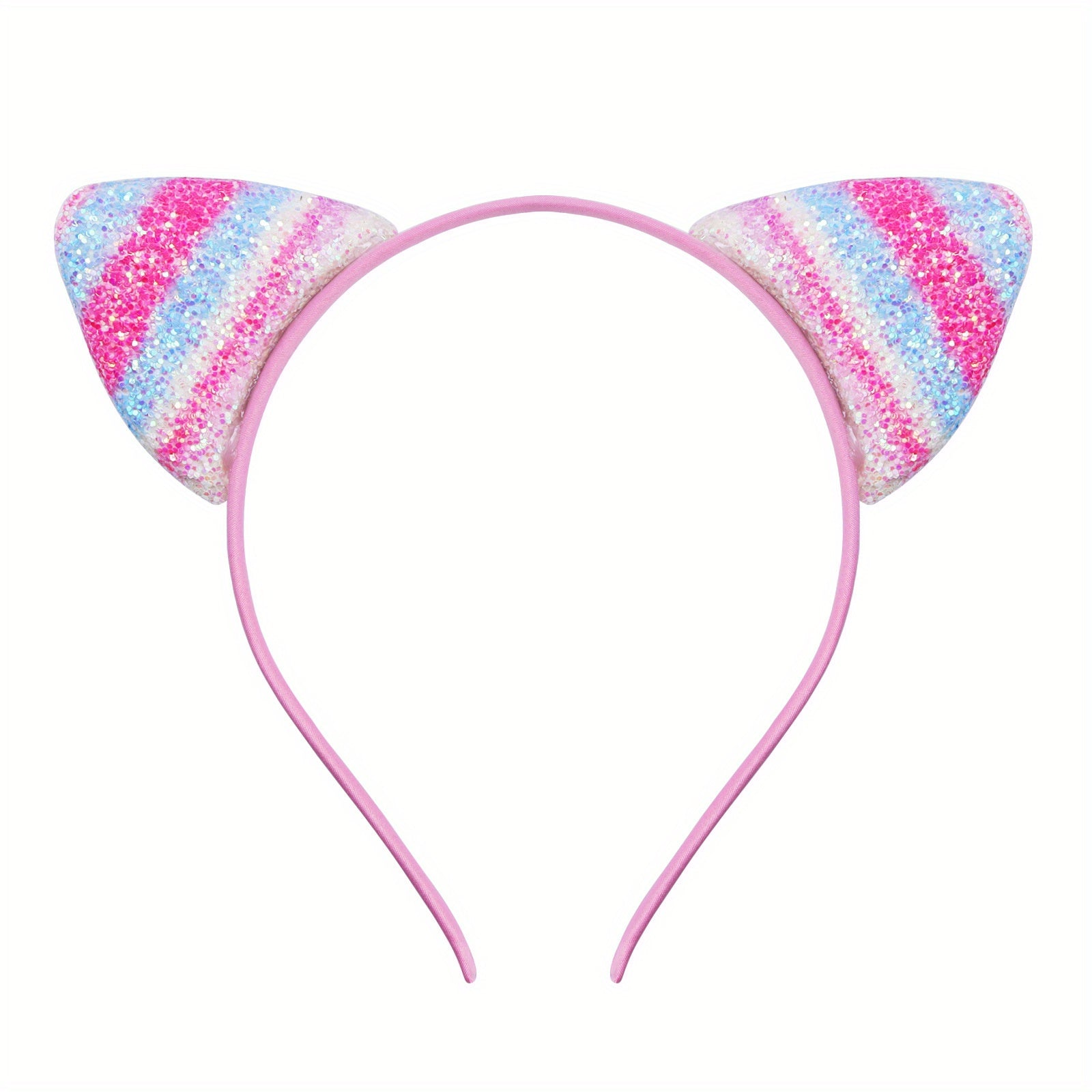 Cartoon Cat Ears Hair Hoop Sequin Headband Party Decoration