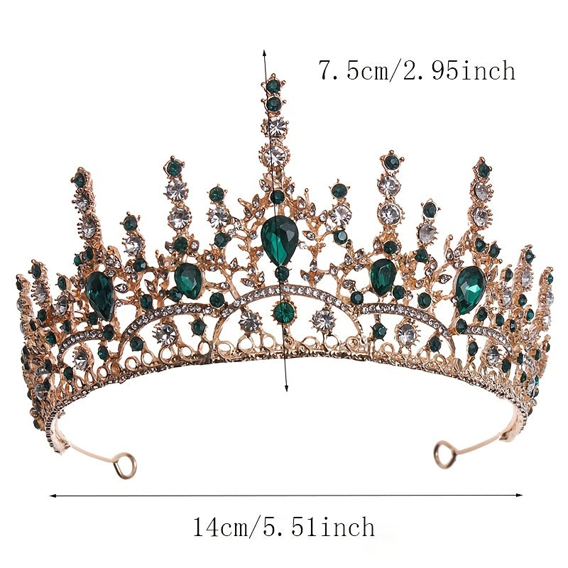 Vintage Rhinestone Wedding Crown Tiara Hairband