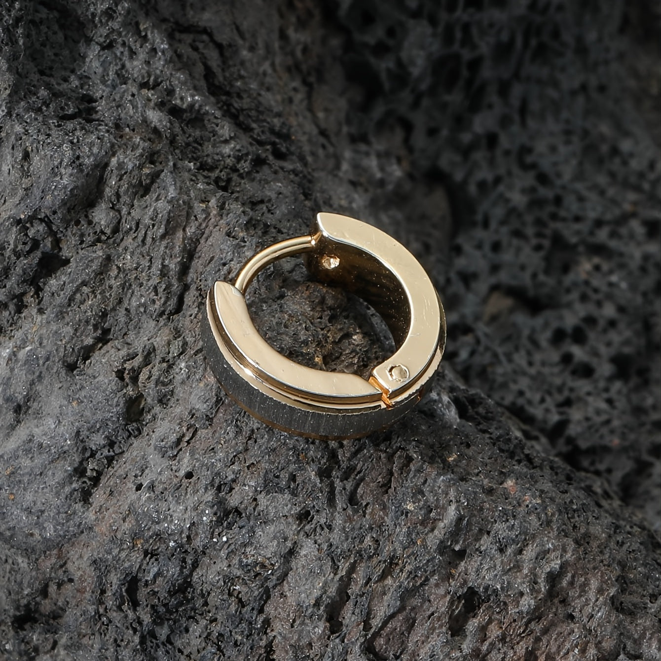 Men's Stainless Steel Hoop Earring