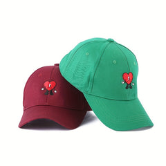 Hottest Heart Graphic Print Baseball Cap