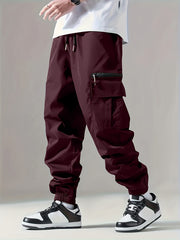 Men's Long Pants with Pockets for Work & Mountaineering