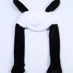 Cartoon Panda Hat With Moving Ears for Costume Party
