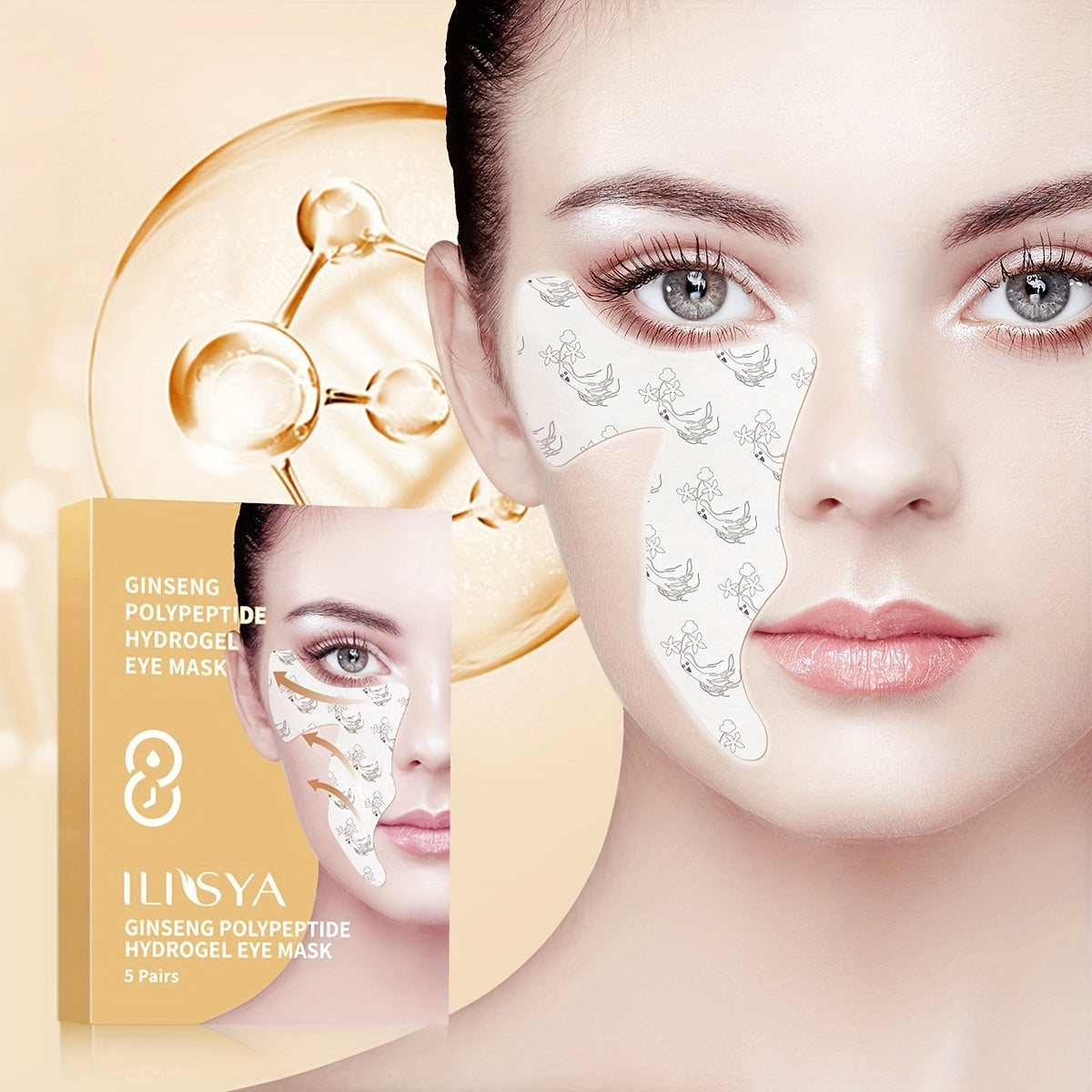 Ginseng Eye Mask - Moisturize & Refine Pores - Firm Under Eye