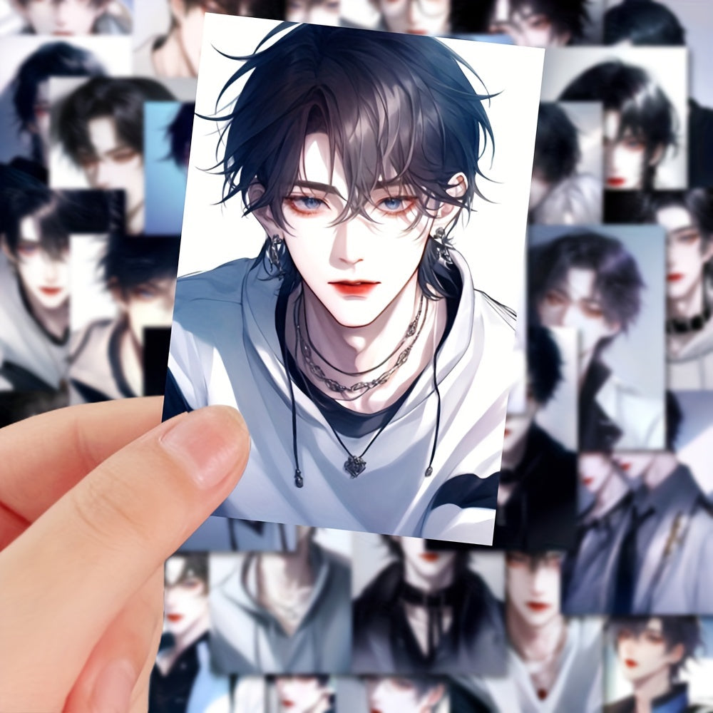 54pcs Glow Anime Pvc Waterproof Laptop Stickers