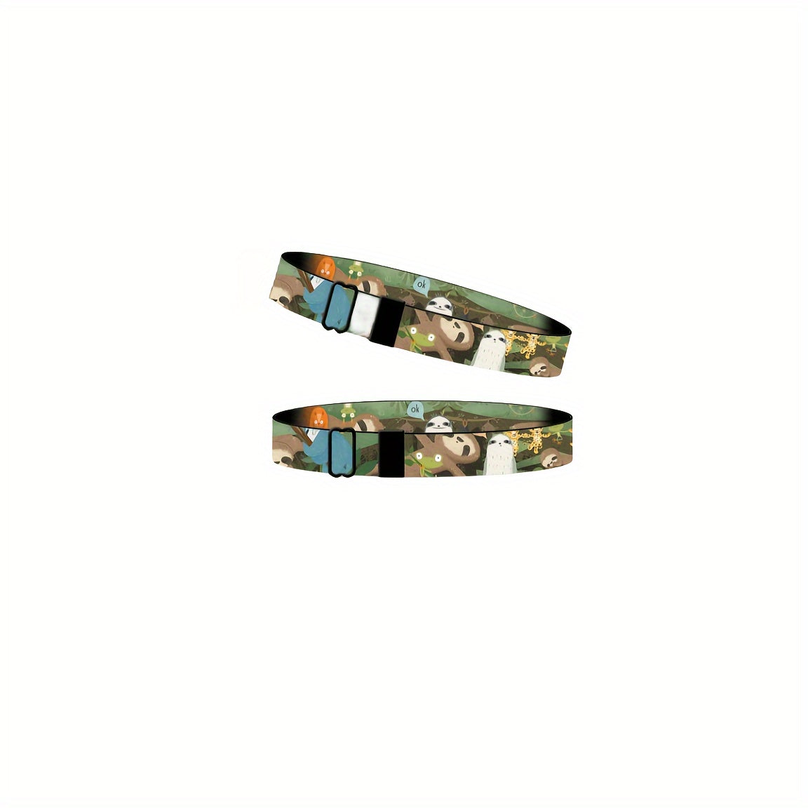 1pc Anime Print Bracelet Waterproof Durable Reusable Wristband Christmas Gift