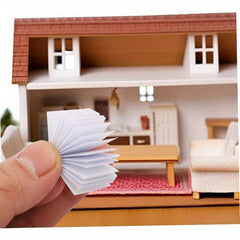 100pcs 1:12 Scale Dollhouse Paper Mini Books DIY