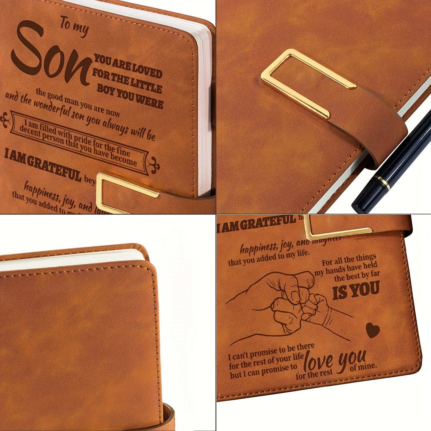Engraved A5 Notebook Journal Gift For Son