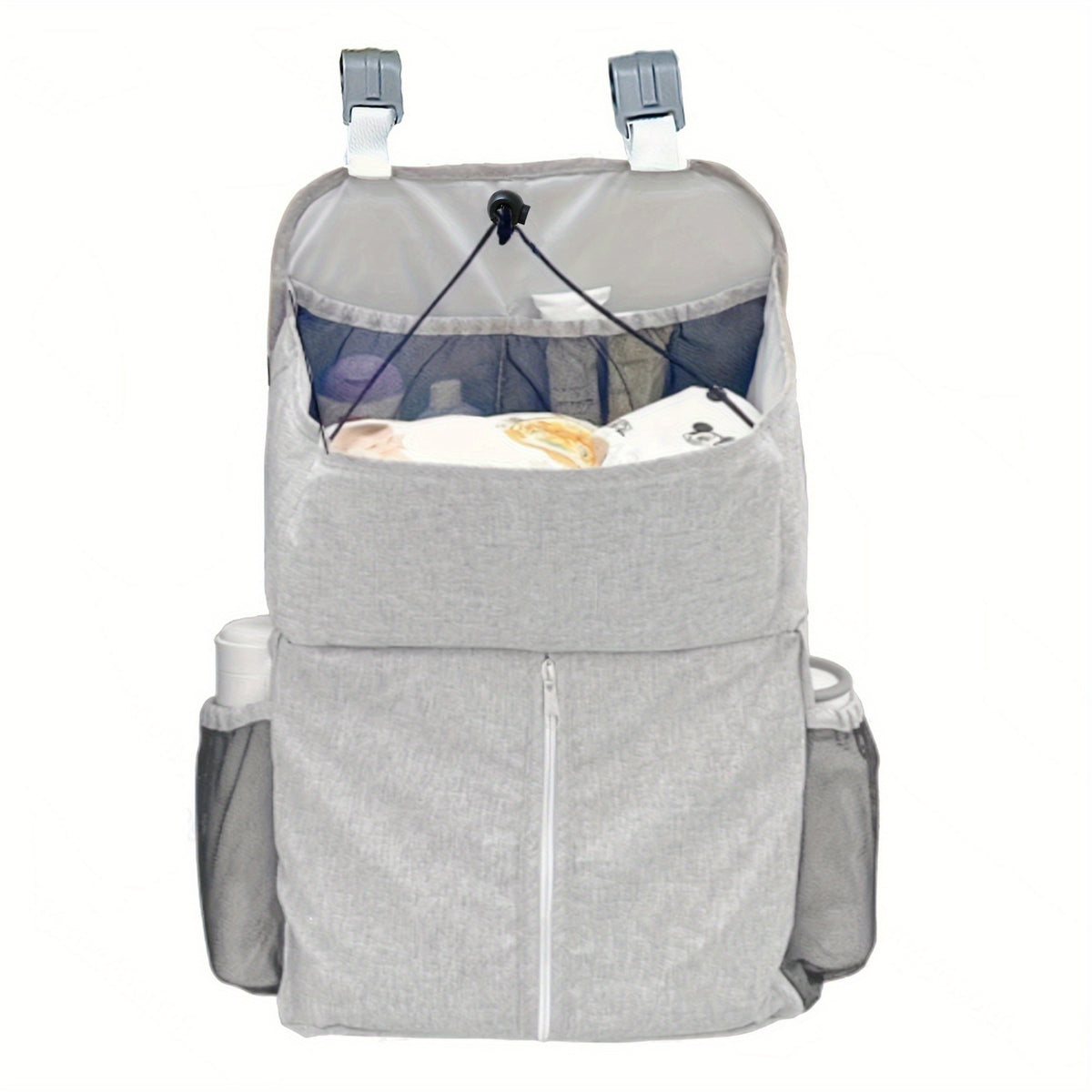 Diaper Organizer Crib Hanging Bag Crib Side Storage Hanging Diaper Caddy