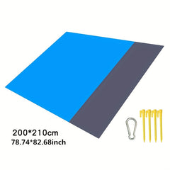 1pc 2x2 1m Camping Mat Waterproof Beach Blanket Portable Lightweight Mat