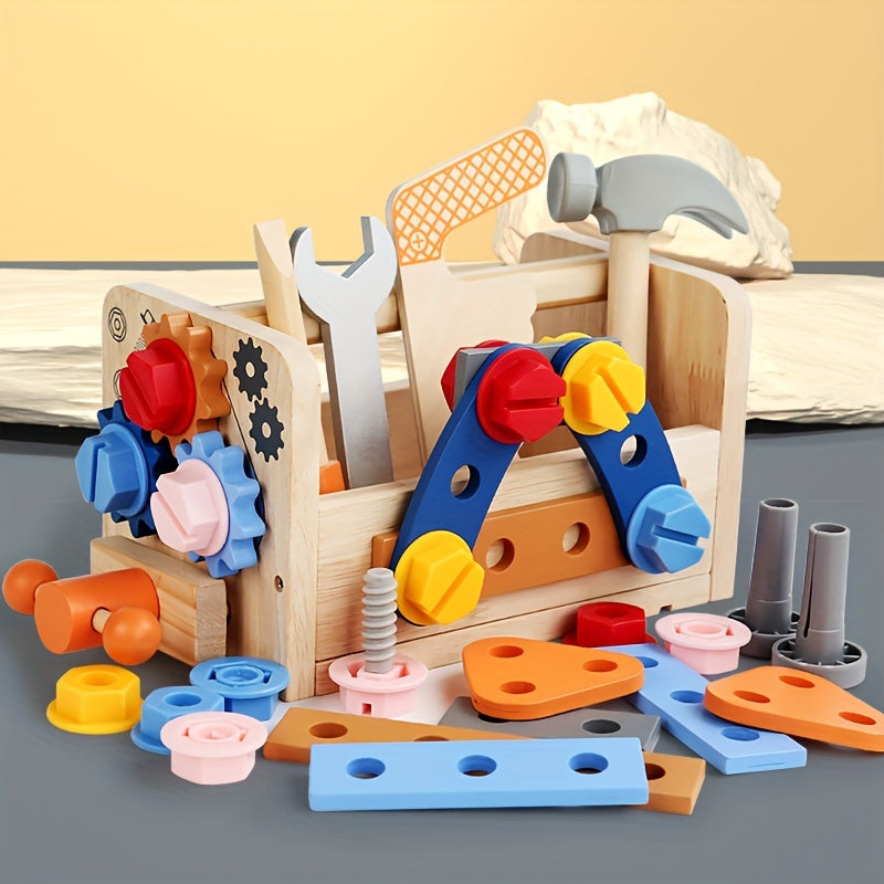 Wooden Disassembling Step Learning Toy for Boys and Girls