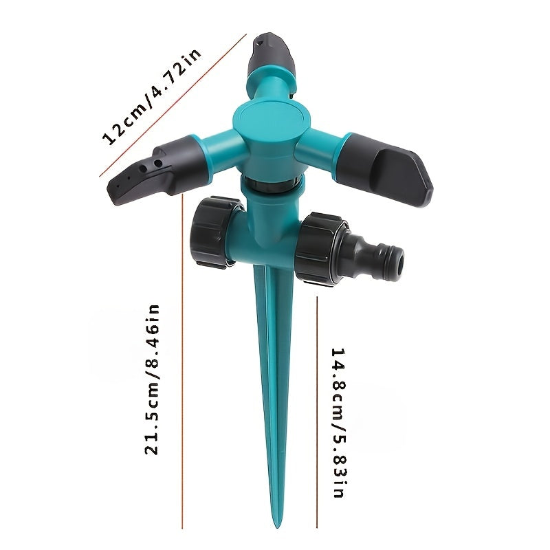 360 Rotating Garden Watering Sprinkler Adjustable Weighted System