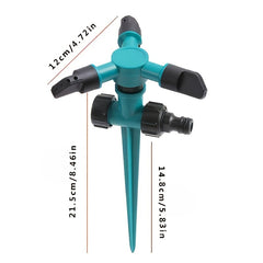 360 Rotating Garden Watering Sprinkler Adjustable Weighted System