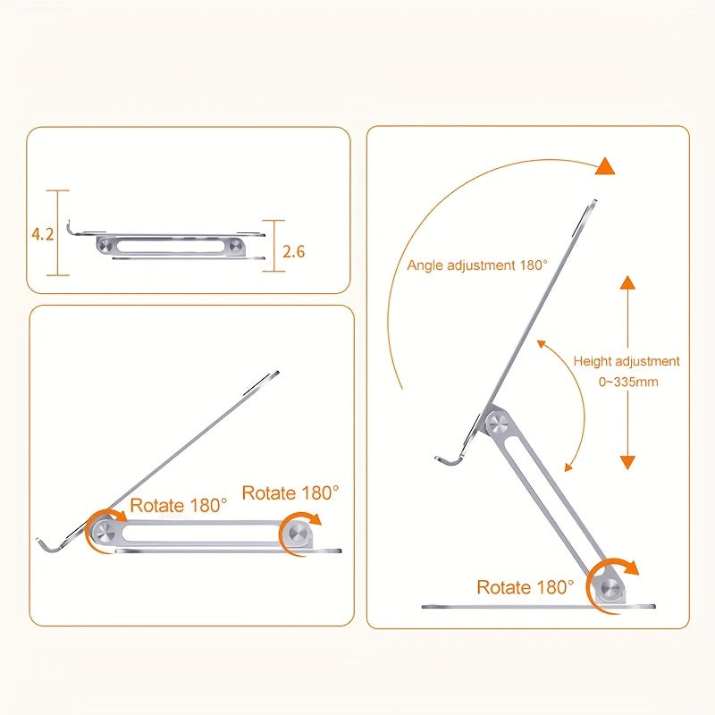 Vertical Lift Bracket for Heat Dissipation Office Adjustable Portable Notebook